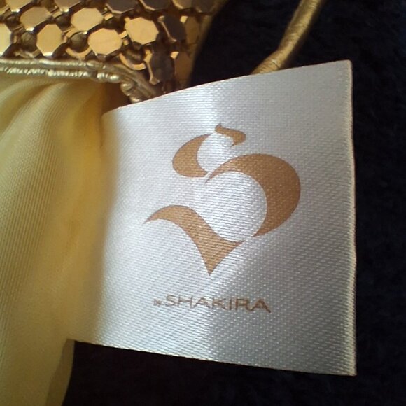 Shakira Vintage Gold Mesh Crossbody Evening Bag - Picture 4 of 12